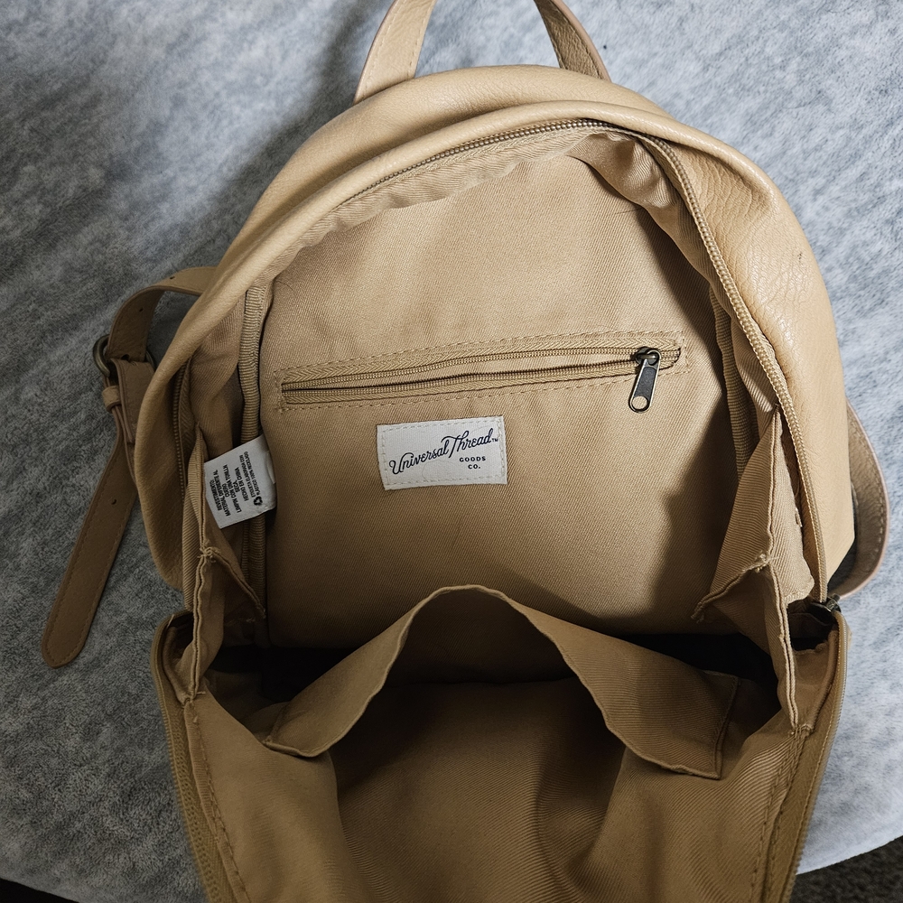 Mini Tan Backpack - Picture 3 of 3